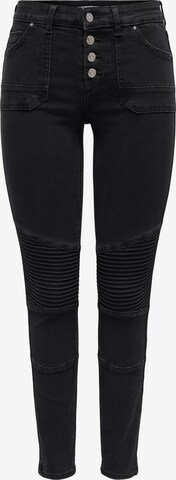 ONLY Slim fit Jeans 'BLUSH' in Black: front