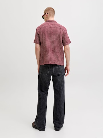 JACK & JONES Comfort Fit Hemd in Rot