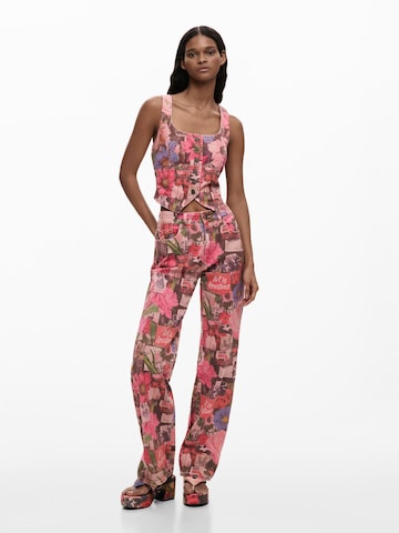 Desigual regular Jeans i rød