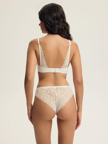 ESOTIQ - Push-up Sujetador 'Bügel-BH Arien, Racerback, florale Spitze' en beige