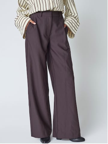 co'couture Wide leg Pants ' Zella' in Brown: front