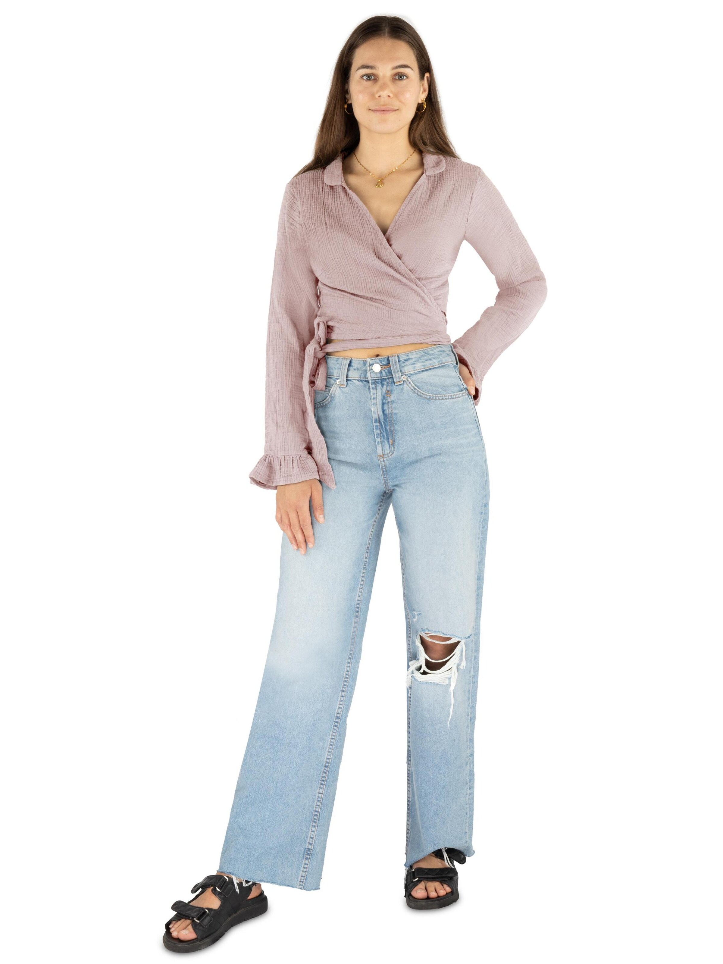 Janice Blouse ' Chalandri ' in Roze