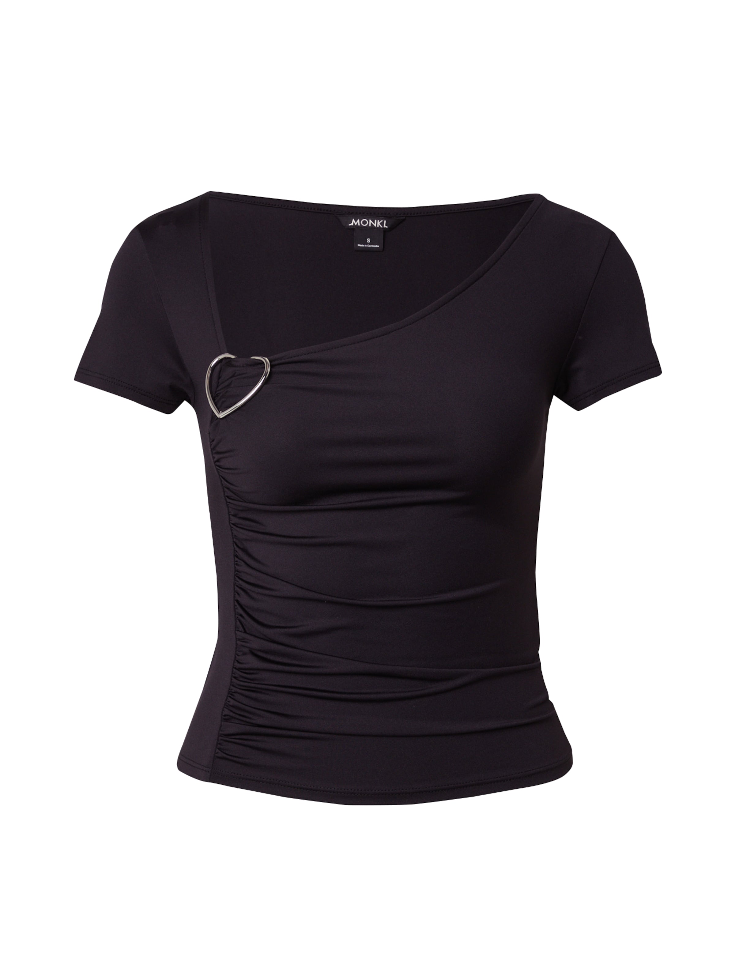 Monki Футболка в Черный: спереди