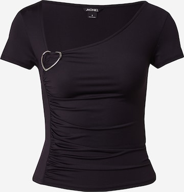 Monki - Camisa em preto: frente