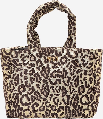 N°21 Ostoskassi värissä beige / ruskea / hopeanharmaa, Tuotenäkymä