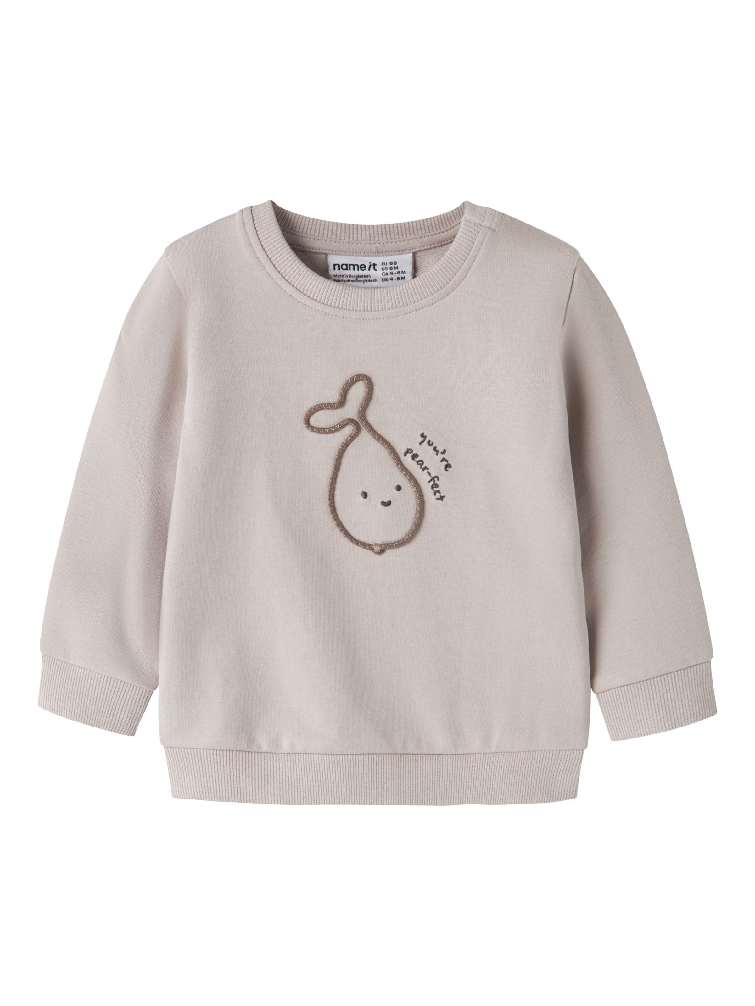 Felpa di NAME IT in grigio: frontale