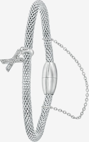 Lucardi Armband in Silber: Vorderseite