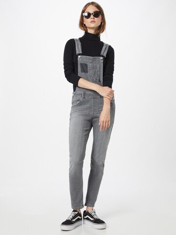 Slimfit Jeans con pettorina 'Carmin' di LTB in grigio