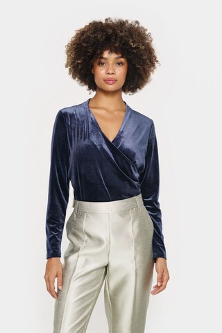 SAINT TROPEZ Shirt 'Znikka' in Blau: Vorderseite