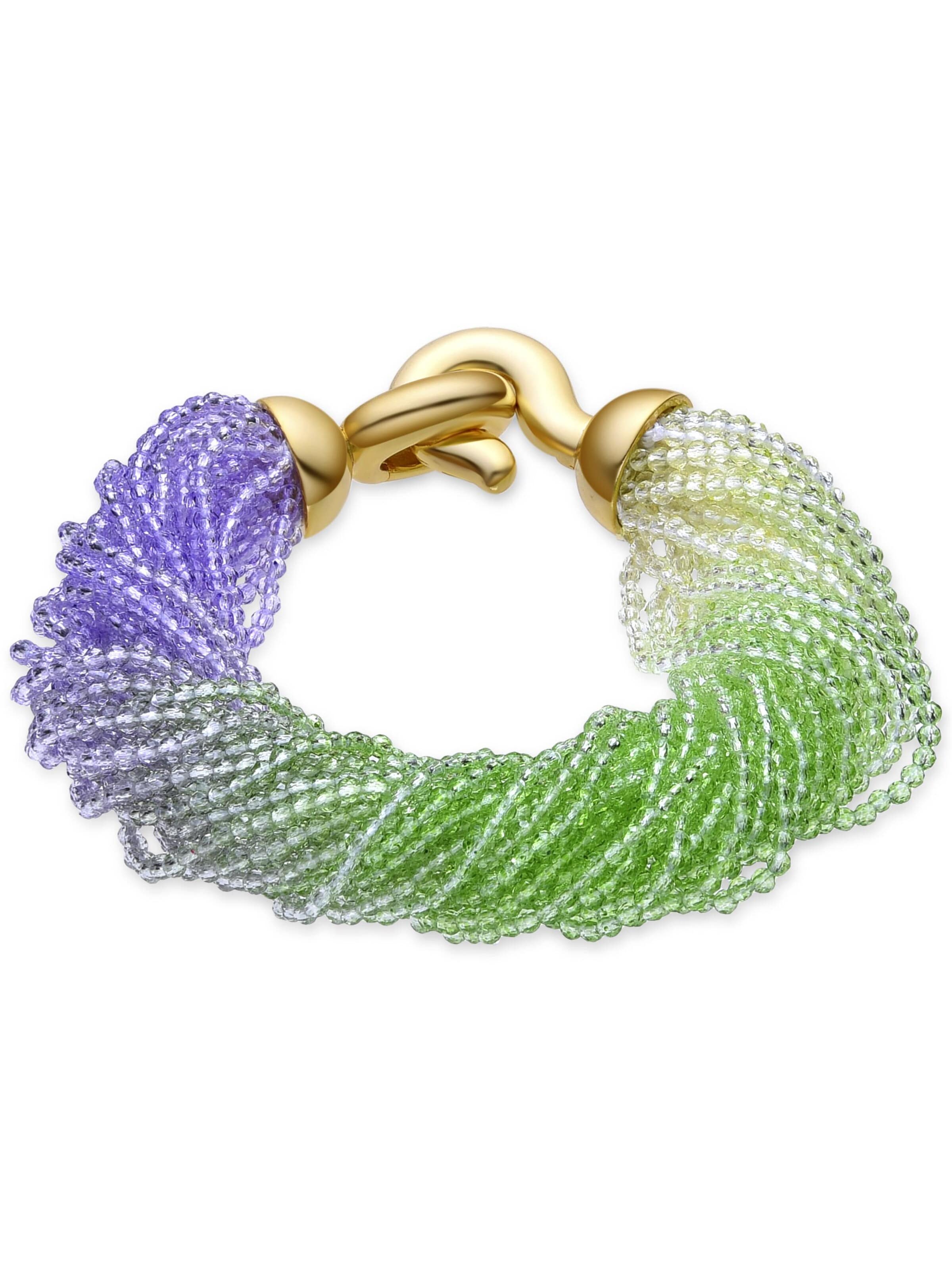 Braccialetto 'KIBAK' di Luxenter in verde: frontale