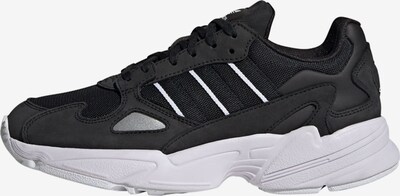 ADIDAS ORIGINALS Zapatillas deportivas bajas 'Falcon' en gris claro / negro / blanco, Vista del producto