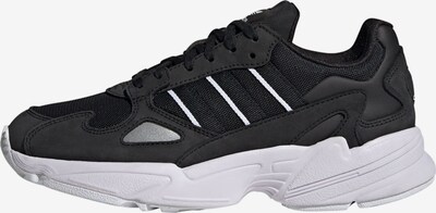 ADIDAS ORIGINALS Σνίκερ χαμηλό 'Falcon' σε ανοικτό γκρι / μαύρο / λευκό, Άποψη προϊόντος