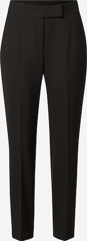 s.Oliver BLACK LABEL Tapered Pantalon 'Sue' in Zwart: voorkant