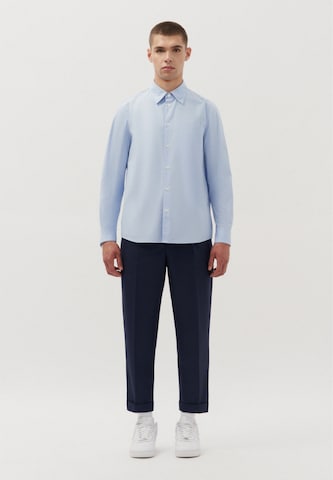 Studio Seidensticker Regular fit Button Up Shirt 'Studio Seidensticker' in Blue