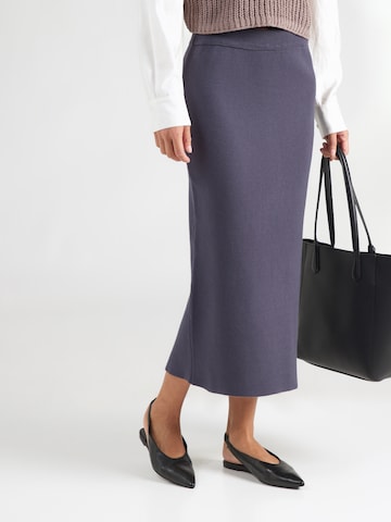 MSCH COPENHAGEN Rok 'Agatha East' in Blauw: voorkant