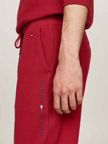 Tommy Hilfiger Underwear Tapered Trousers in Red