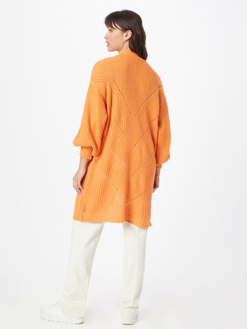 Hailys Knit Cardigan 'Birte' in Orange