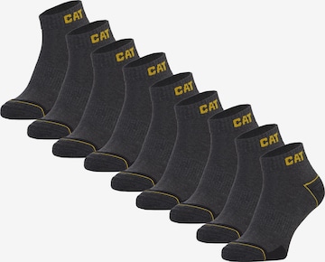 CATERPILLAR Enkelsokken 'CAT Enkelsokken Heren Work Sneakers 9-paar Korte Werksokken' in Grijs: voorkant