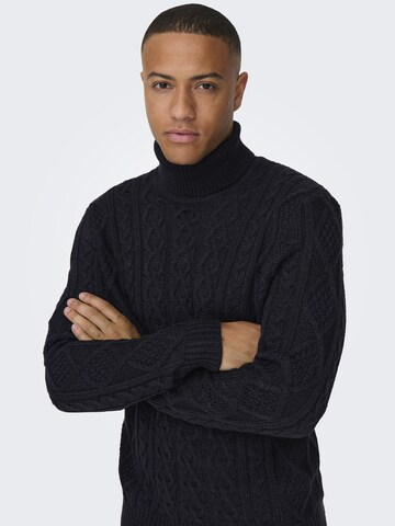 Only & Sons - Pullover 'Rigge' em preto