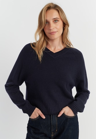 Chinti & Parker Svetr – modrá: přední strana