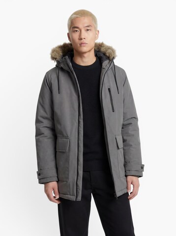 JACK & JONES Talviparka 'JJCHARLIE' värissä harmaa: etupuoli