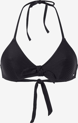 Pepe Jeans Bikini Top 'WAVE BR KNOT TOP' in Black: front