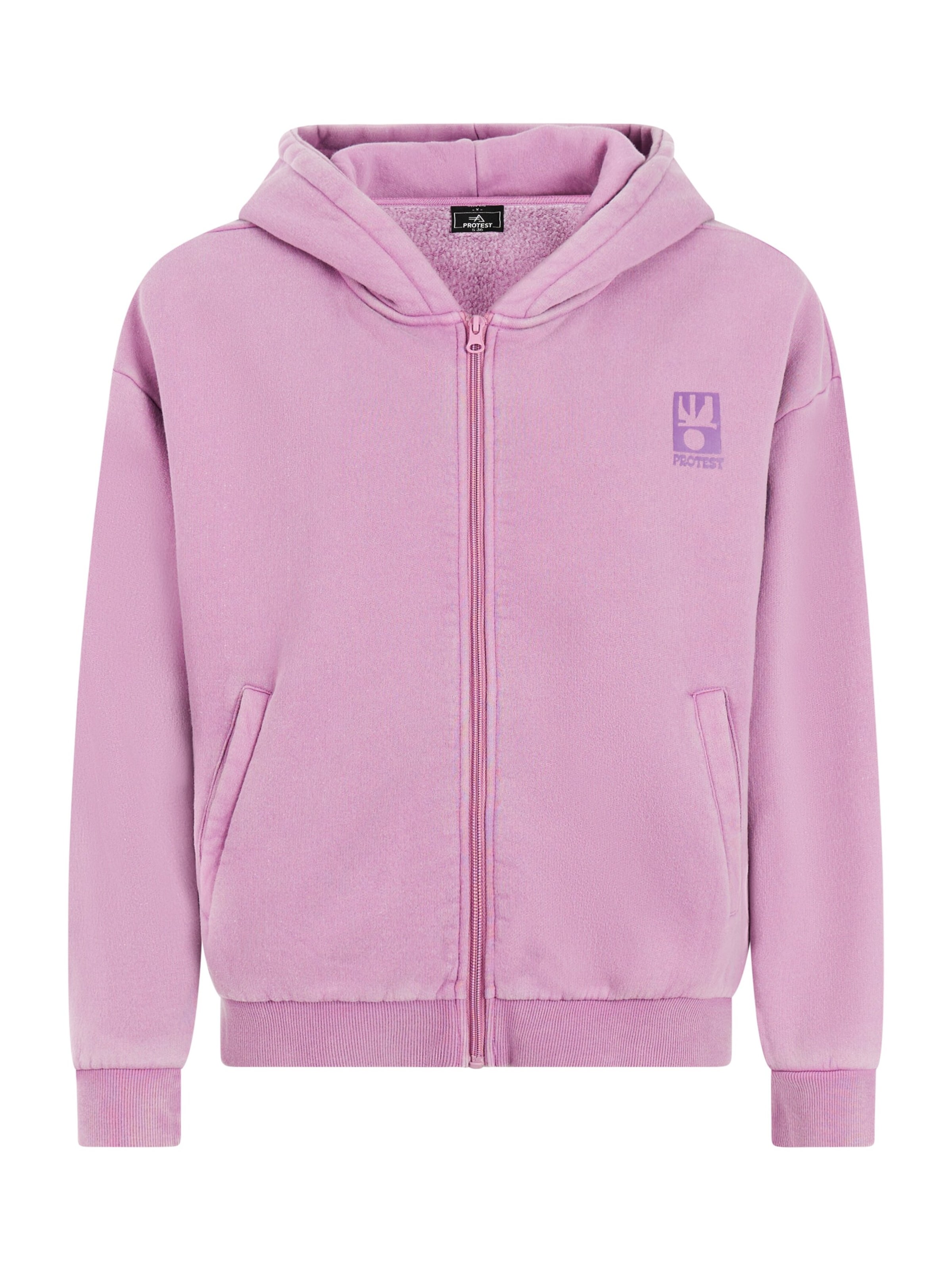 PROTEST Sweatjacke 'PRTMaeve' in Lila: Vorderseite