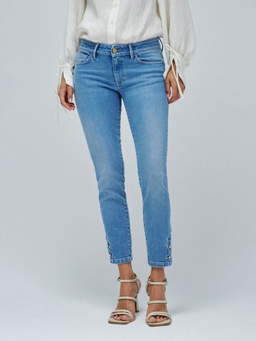 Salsa Jeans Skinny Jeans in Blauw: voorkant