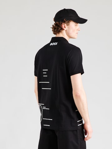 Tricou 'Paddy 3' de la BOSS Green pe negru: spate