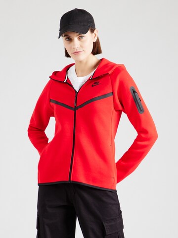 Giacca di felpa 'TECH FLEECE 2' di Nike Sportswear in rosso: frontale