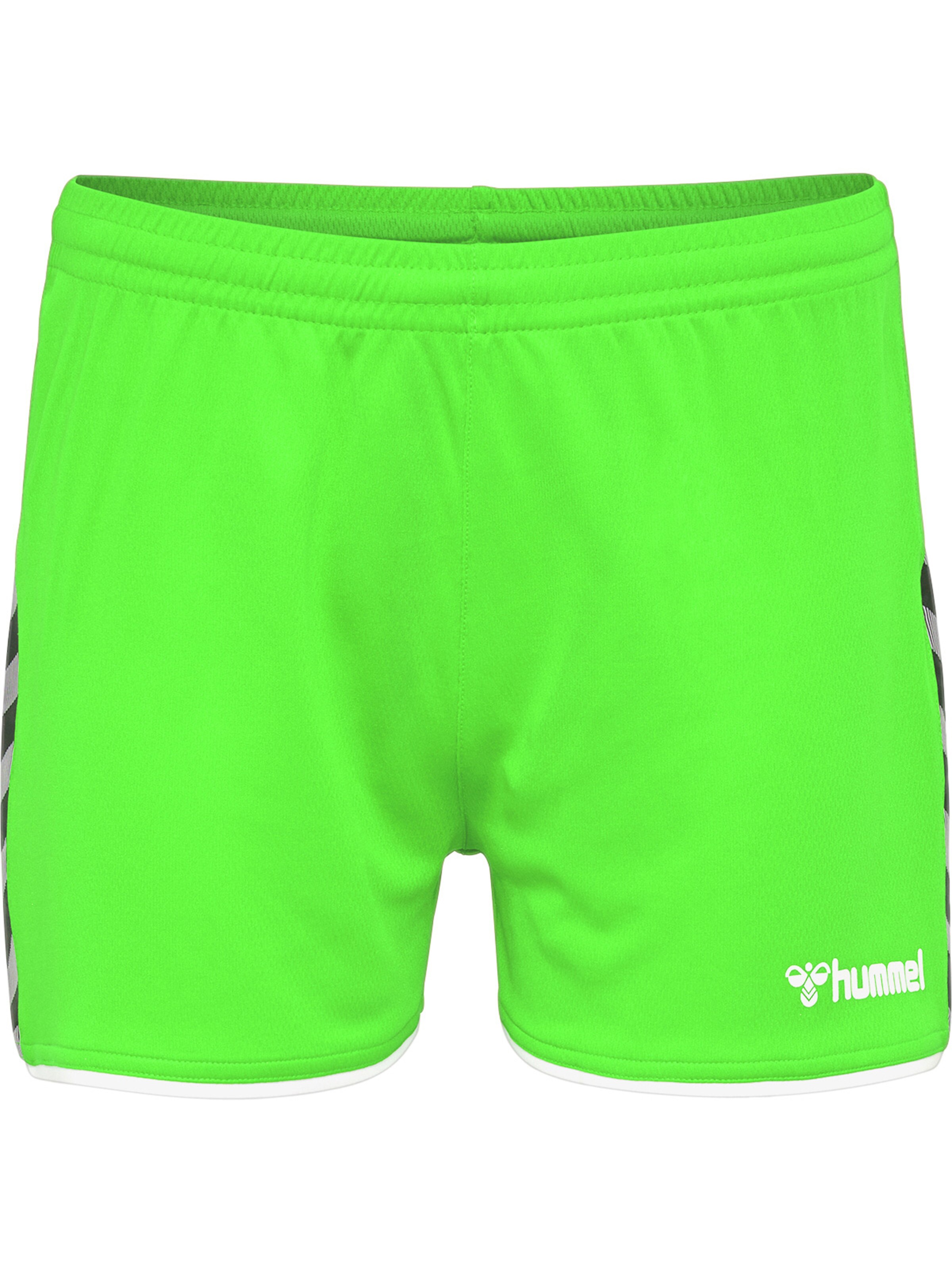 Hummel Sportshorts 'Poly' in Grün: Vorderseite