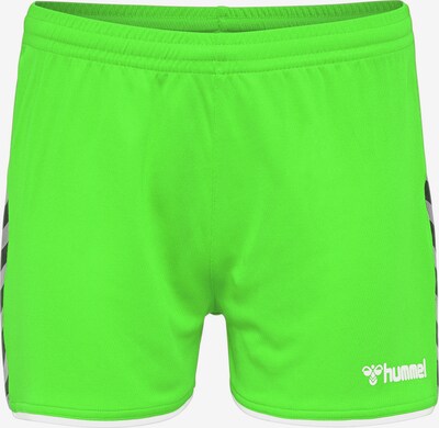 Hummel Pantalon de sport 'Poly' en vert clair / noir / blanc, Vue avec produit
