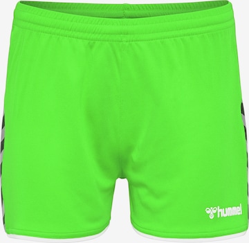 Hummel Workout Pants 'Poly' in Green: front