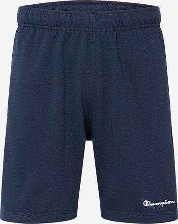 Champion Authentic Athletic Apparel Regular Shorts in Blau: predná strana