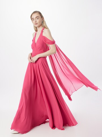 Vera Mont - Vestido de festa em vermelho: frente