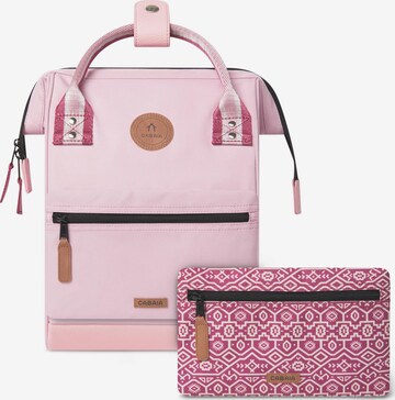 Cabaia Ryggsekk 'Adventurer' i rosa: forside