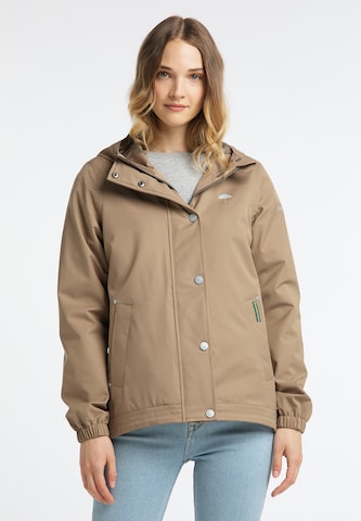 Veste fonctionnelle Schmuddelwedda en beige : devant