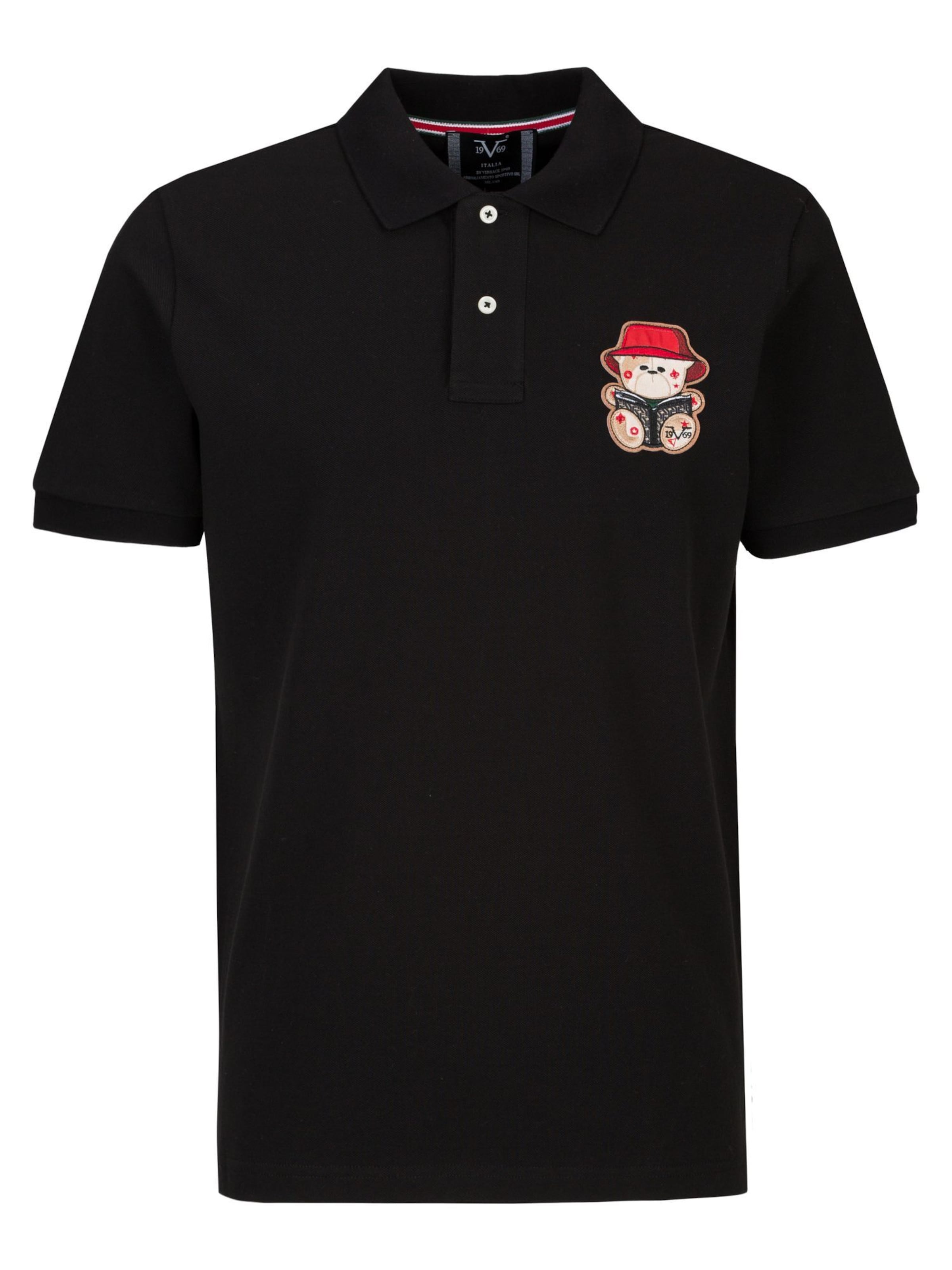 19V69 ITALIA Bluser & t-shirts 'Emilio Bucket' i sort: forside