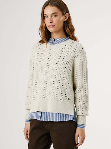 Pull-over 'Candide' Pepe Jeans en blanc