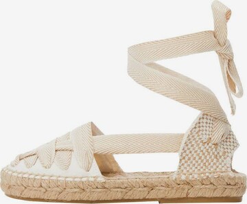 MANGO KIDS Sandals 'Arib' in Beige: front