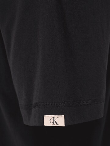 Calvin Klein Underwear Ozke Dolga pižama | črna barva
