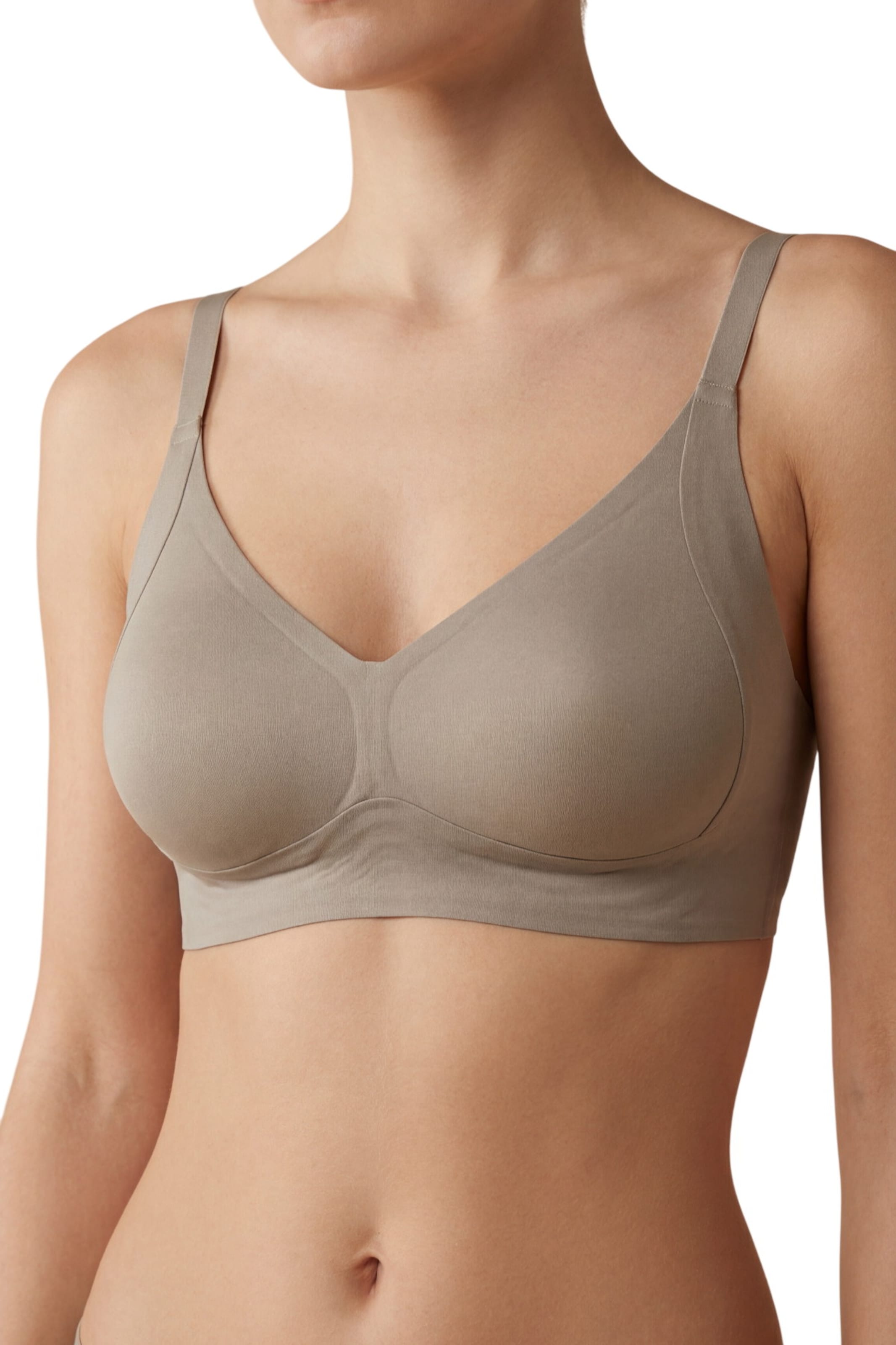 C&City T-shirt Bra in Beige: front