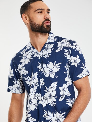 Threadbare - Regular Fit Camisa em azul