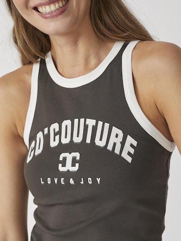 co'couture Top 'Edge' in Grijs