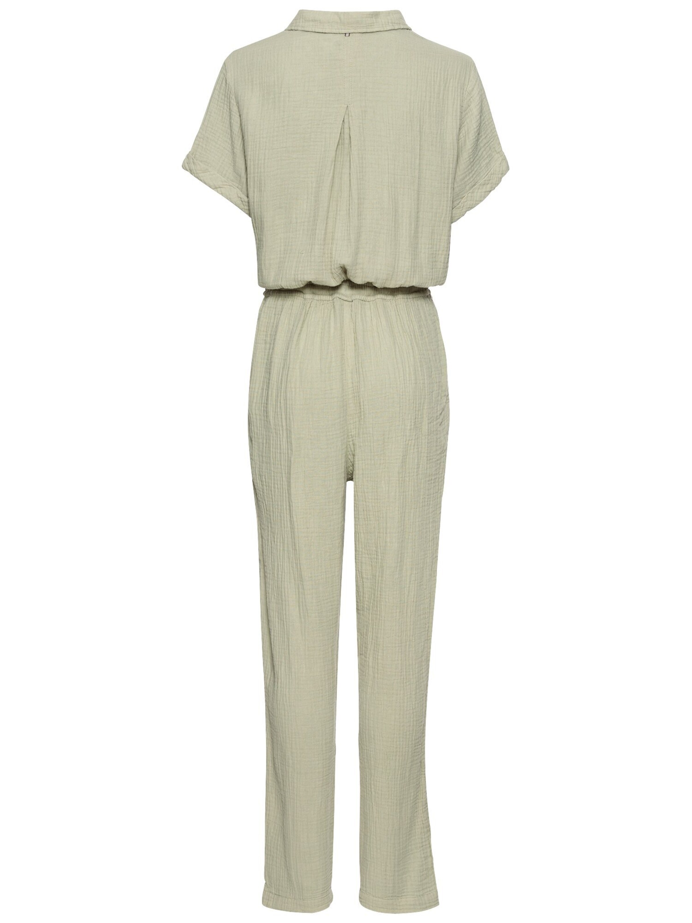 CAMEL ACTIVE Jumpsuit aus sommerlichem Musselin in Grün