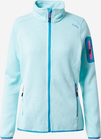 CMP Functionele fleece jas in Blauw: voorkant