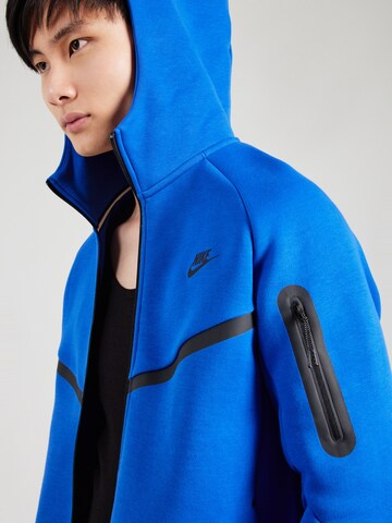 Nike Sportswear Bluza rozpinana 'TECH FLEECE' w kolorze niebieski