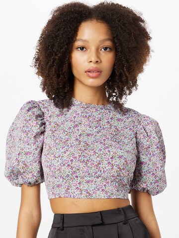 Nasty Gal - Blusa em roxo: frente