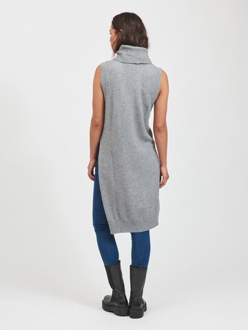 VILA Sweater 'VIRIL' in Grey