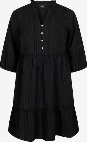 Zizzi Letnia sukienka 'XGITTE' w kolorze czarny: przód